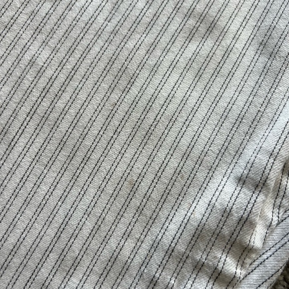 Pilcro And The Letterpress White Striped High Rise Skinny Jeans - Picture 5 of 7